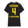 Borussia Dortmund Nico Schlotterbeck #4 Bortedrakt Kvinner 2026-27 Kortermet